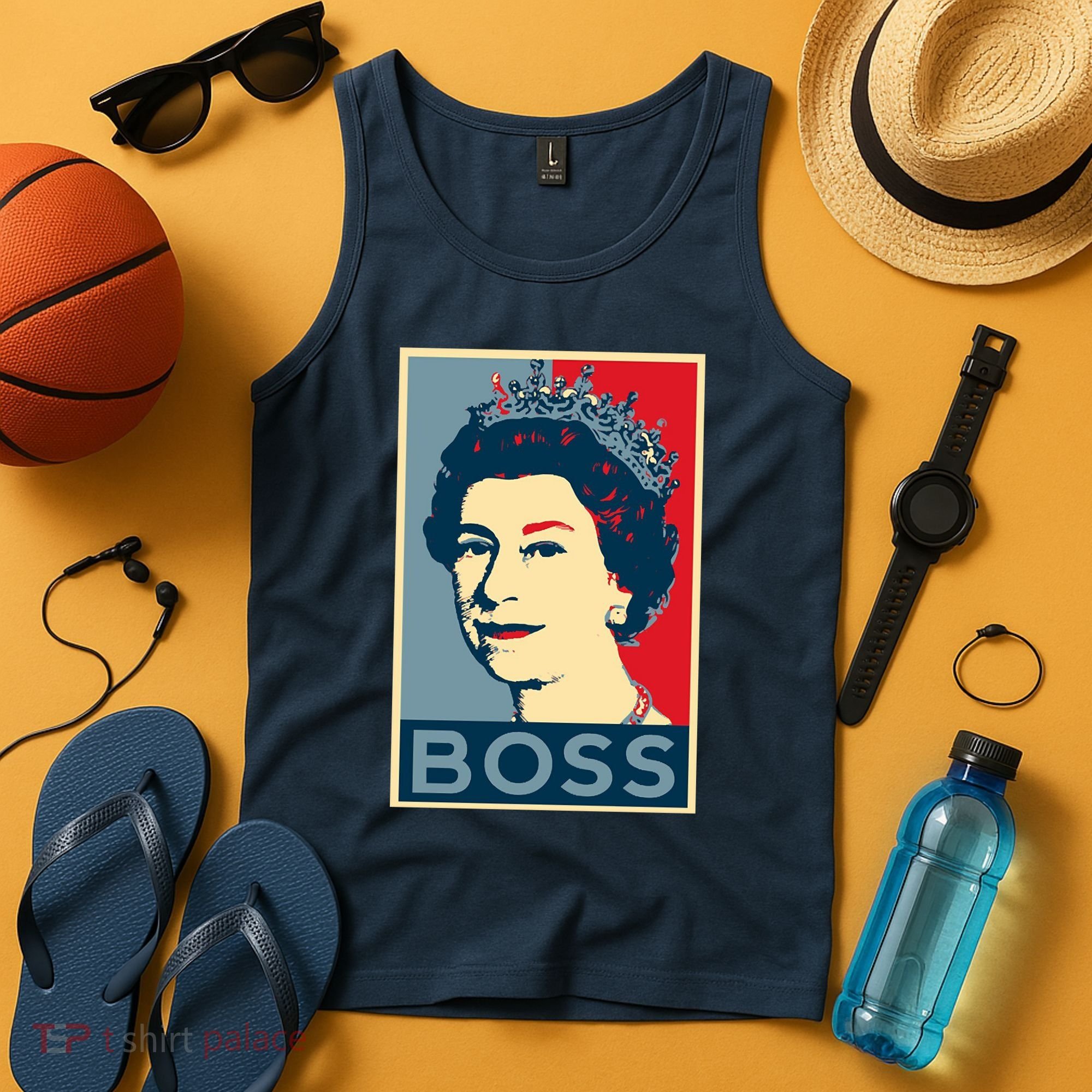 Queen Elizabeth II Boss Her Royal Highness Tank Top