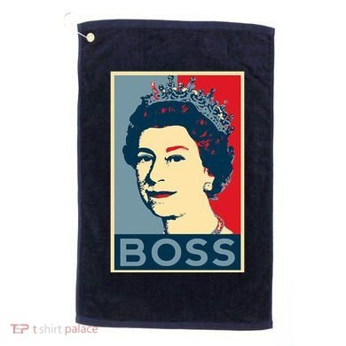 Queen Elizabeth II Boss Her Royal Highness Golf Towel