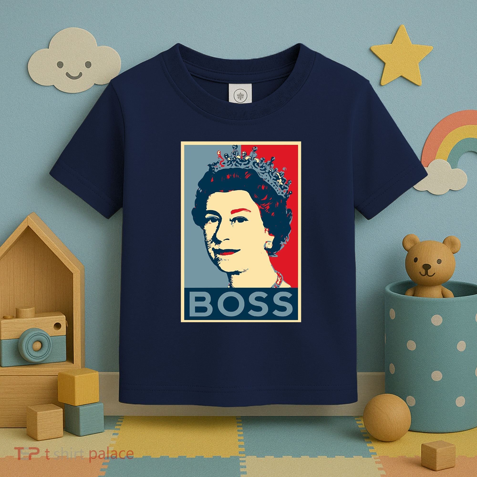 Queen Elizabeth II Boss Her Royal Highness Toddler T-Shirt