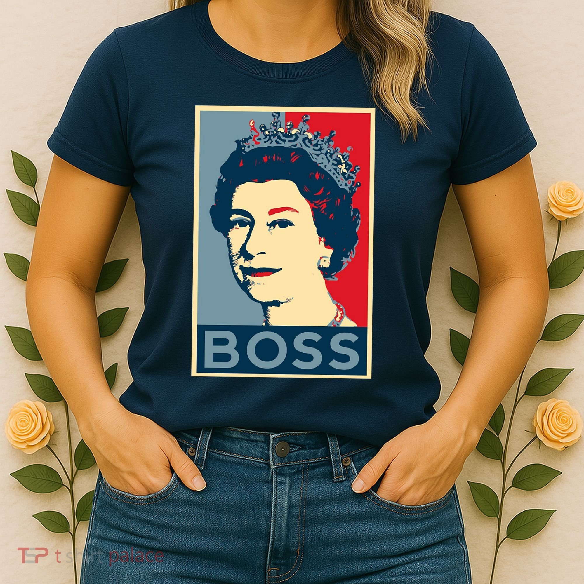 Queen Elizabeth II Boss Her Royal Highness Women's T-Shirt