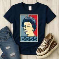 Queen Elizabeth II Boss Her Royal Highness Women's T-Shirt thumb 3