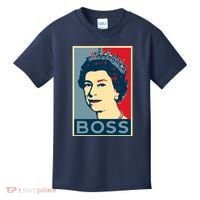 Queen Elizabeth II Boss Her Royal Highness Kids T-Shirt thumb 0