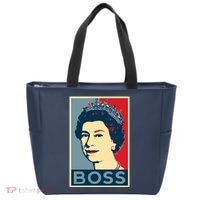 Queen Elizabeth II Boss Her Royal Highness Tote Bag thumb 0