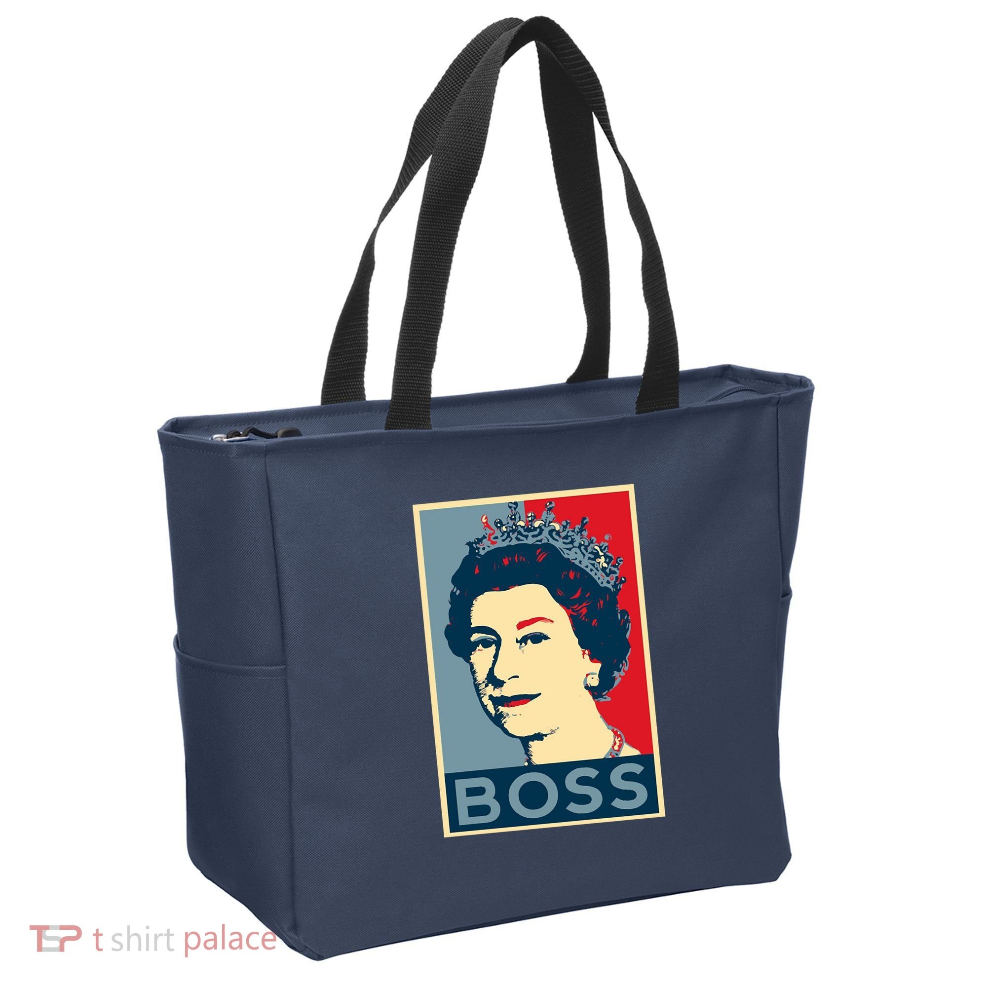 Queen Elizabeth II Boss Her Royal Highness Tote Bag