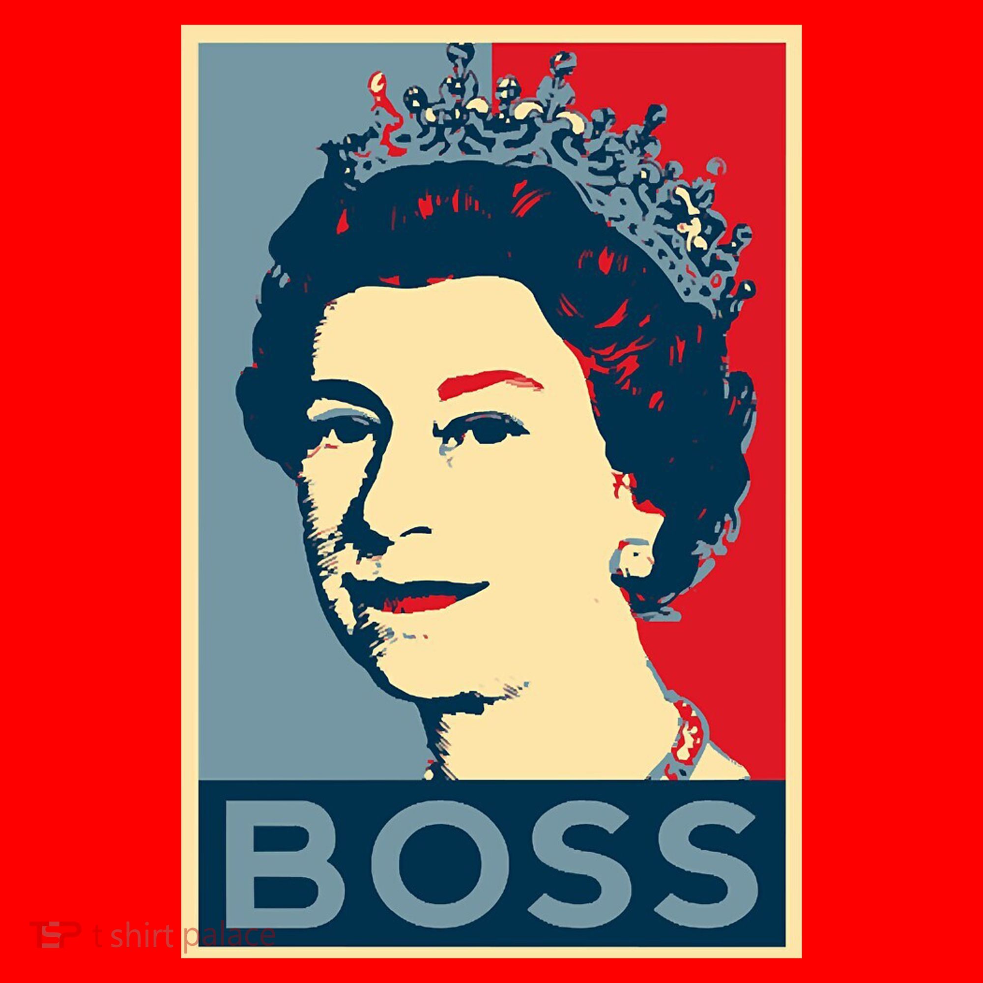 Queen Elizabeth II Boss Her Royal Highness Santa Hat