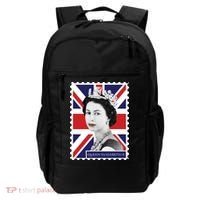 Queen Elizabeth II England Stamp Backpack thumb 0
