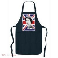 Queen Elizabeth II England Stamp Apron thumb 0