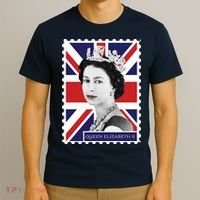 Queen Elizabeth II England Stamp T-Shirt thumb 3
