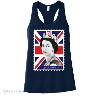 Queen Elizabeth II England Stamp Women's Tank Top