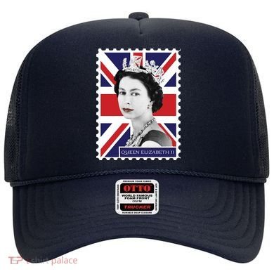 Queen Elizabeth II England Stamp Hat