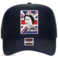 Queen Elizabeth II England Stamp Hat thumb 0