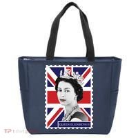 Queen Elizabeth II England Stamp Tote Bag thumb 0