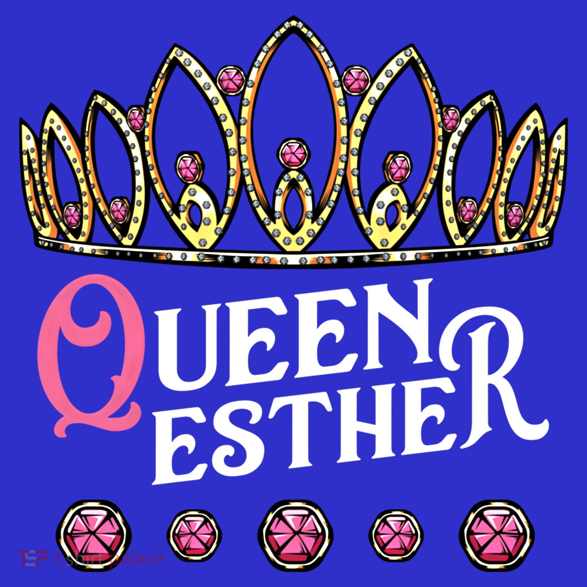 Queen Esther Jewish Purim Costume Humorous Holiday Carnival Gift T-Shirt