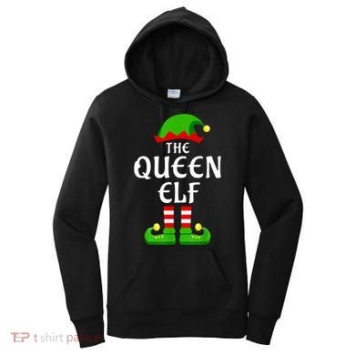 Queen Elf Pajama Matching Group Christmas Holiday Women's Hoodie