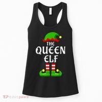 Queen Elf Pajama Matching Group Christmas Holiday Women's Tank Top thumb 0