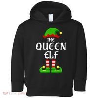 Queen Elf Pajama Matching Group Christmas Holiday Toddler Hoodie thumb 0