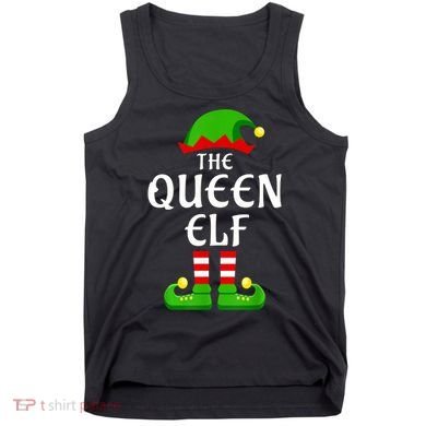 Queen Elf Pajama Matching Group Christmas Holiday Tank Top