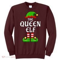 Queen Elf Pajama Matching Group Christmas Holiday Sweatshirt thumb 0
