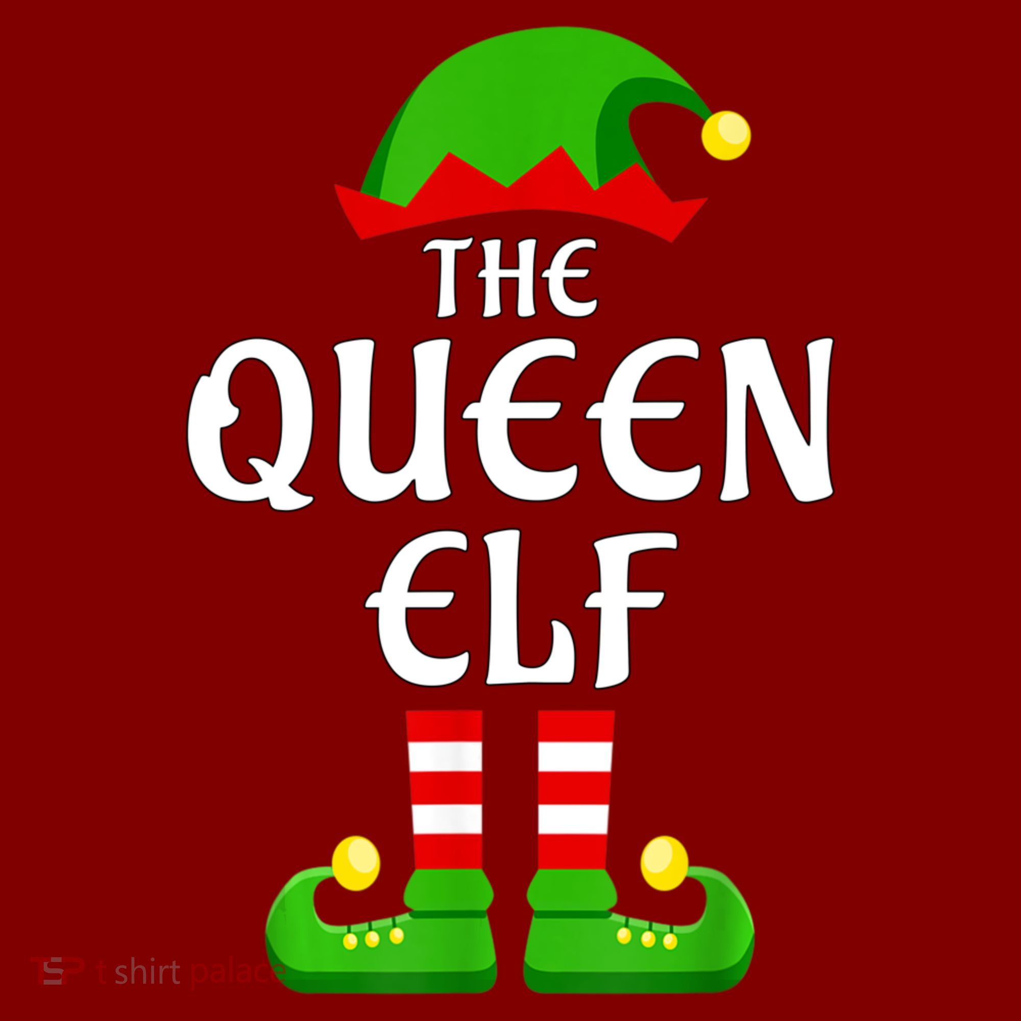 Queen Elf Pajama Matching Group Christmas Holiday Sweatshirt