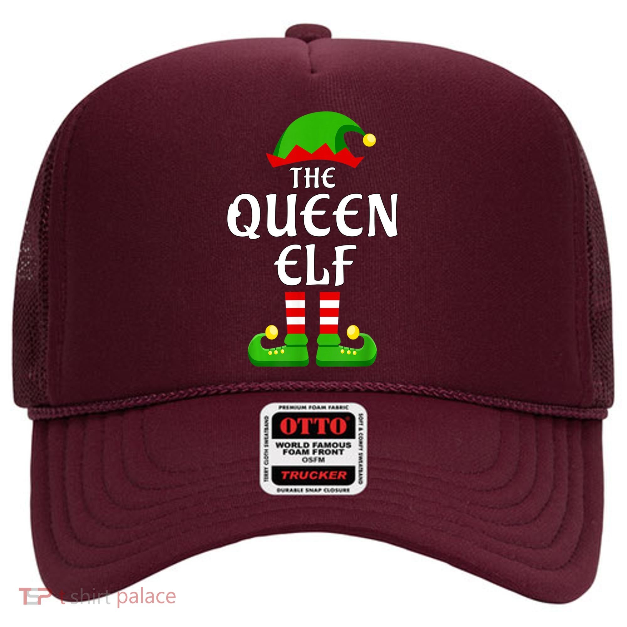 Queen Elf Pajama Matching Group Christmas Holiday Hat