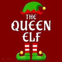 Queen Elf Pajama Matching Group Christmas Holiday Visor thumb 3
