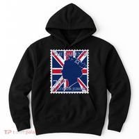 Queen Elizabeth Platinum Jubilee Celebration Queens 70th Anniversary Union Jack Hoodie thumb 0