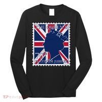 Queen Elizabeth Platinum Jubilee Celebration Queens 70th Anniversary Union Jack Long Sleeve Shirt thumb 0