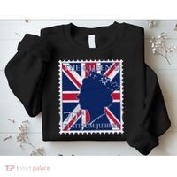 Queen Elizabeth Platinum Jubilee Celebration Queens 70th Anniversary Union Jack Sweatshirt thumb 2