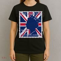 Queen Elizabeth Platinum Jubilee Celebration Queens 70th Anniversary Union Jack T-Shirt thumb 4
