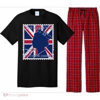 Queen Elizabeth Platinum Jubilee Celebration Queens 70th Anniversary Union Jack Pajama Set thumb 0