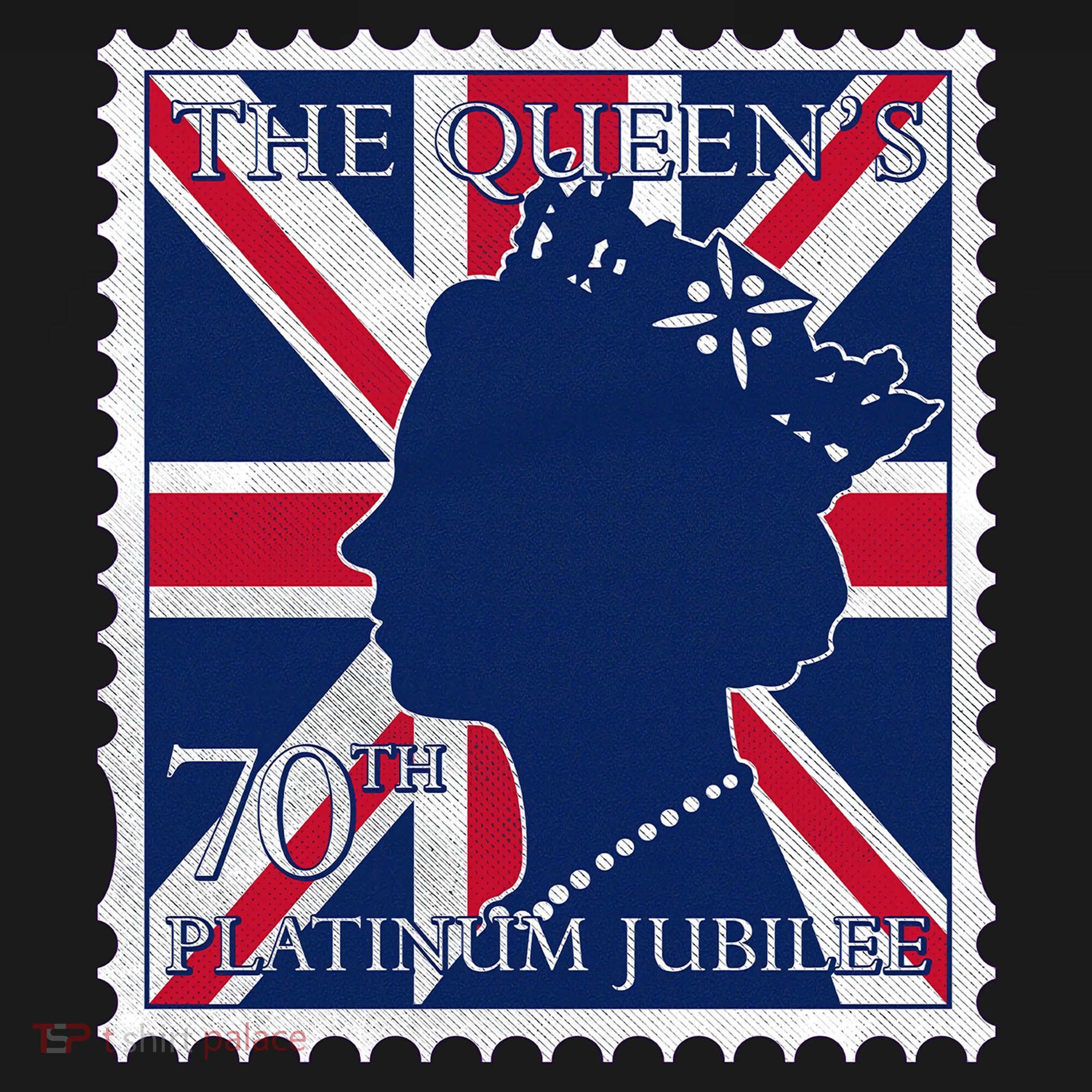 Queen Elizabeth Platinum Jubilee Celebration Queens 70th Anniversary Union Jack Women's Hoodie