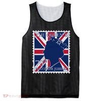 Queen Elizabeth Platinum Jubilee Celebration Queens 70th Anniversary Union Jack Mesh Reversible Basketball Jersey Tank thumb 0