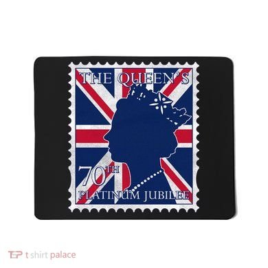 Queen Elizabeth Platinum Jubilee Celebration Queens 70th Anniversary Union Jack Mousepad