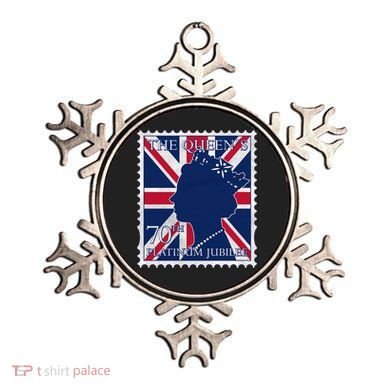 Queen Elizabeth Platinum Jubilee Celebration Queens 70th Anniversary Union Jack Ornament