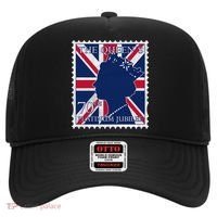 Queen Elizabeth Platinum Jubilee Celebration Queens 70th Anniversary Union Jack Hat thumb 0