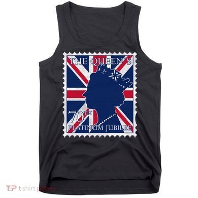 Queen Elizabeth Platinum Jubilee Celebration Queens 70th Anniversary Union Jack Tank Top