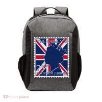 Queen Elizabeth Platinum Jubilee Celebration Queens 70th Anniversary Union Jack Vector Backpack thumb 0