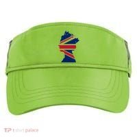 Queen Elizabeth Platinum Jubilee Celebration Queens 70th Anniversary Union Jack Adult Drive Performance Visor thumb 0