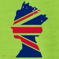 Queen Elizabeth Platinum Jubilee Celebration Queens 70th Anniversary Union Jack Adult Drive Performance Visor thumb 2