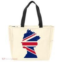 Queen Elizabeth Platinum Jubilee Celebration Queens 70th Anniversary Union Jack Tote Bag thumb 0