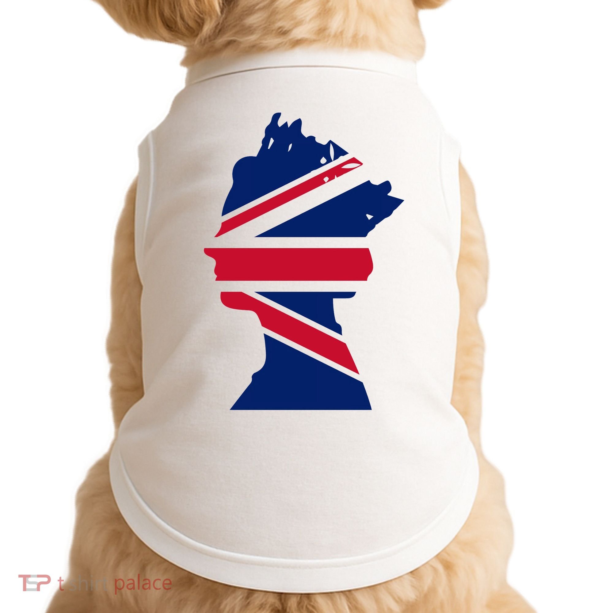Queen Elizabeth Platinum Jubilee Celebration Queens 70th Anniversary Union Jack Doggie Tank