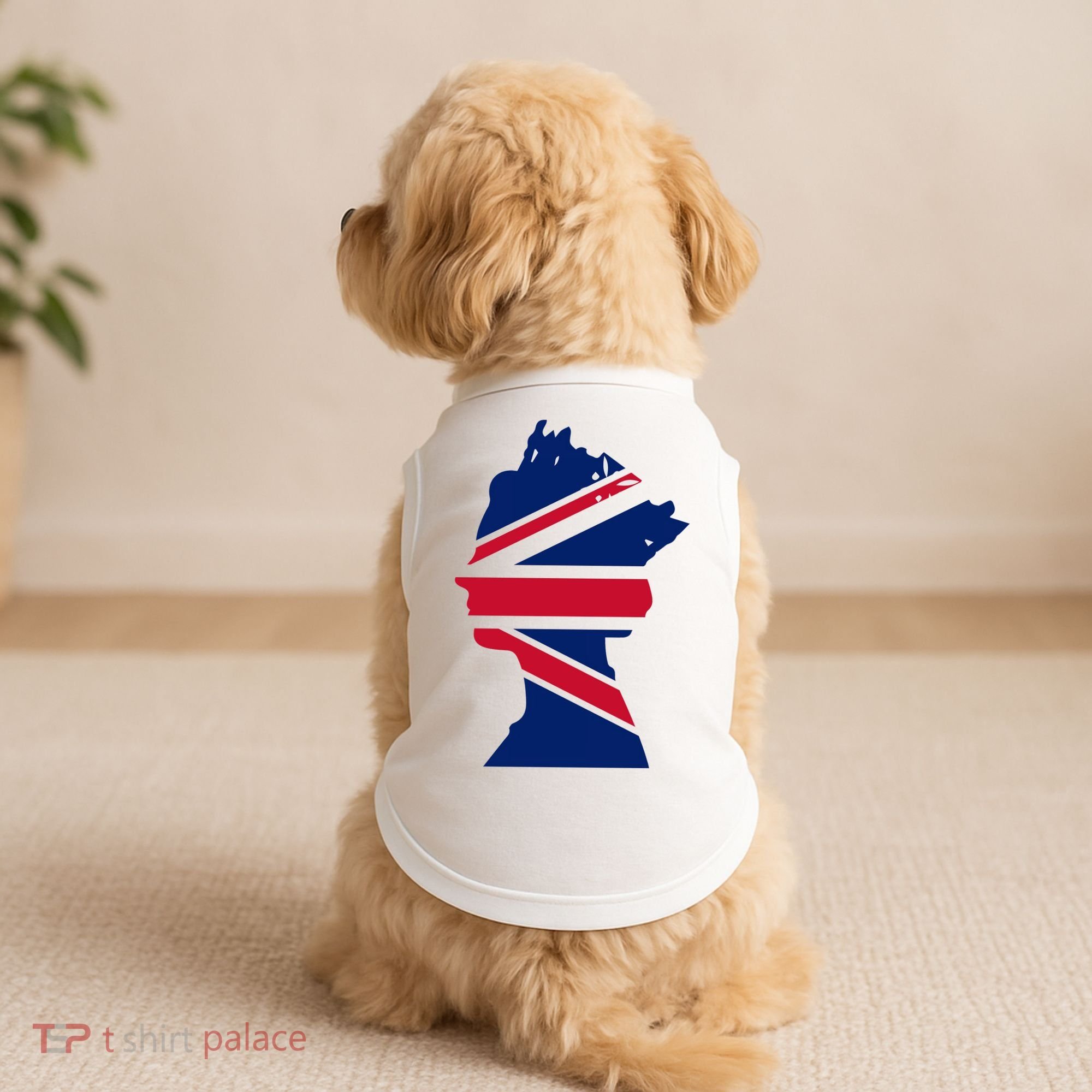 Queen Elizabeth Platinum Jubilee Celebration Queens 70th Anniversary Union Jack Doggie Tank