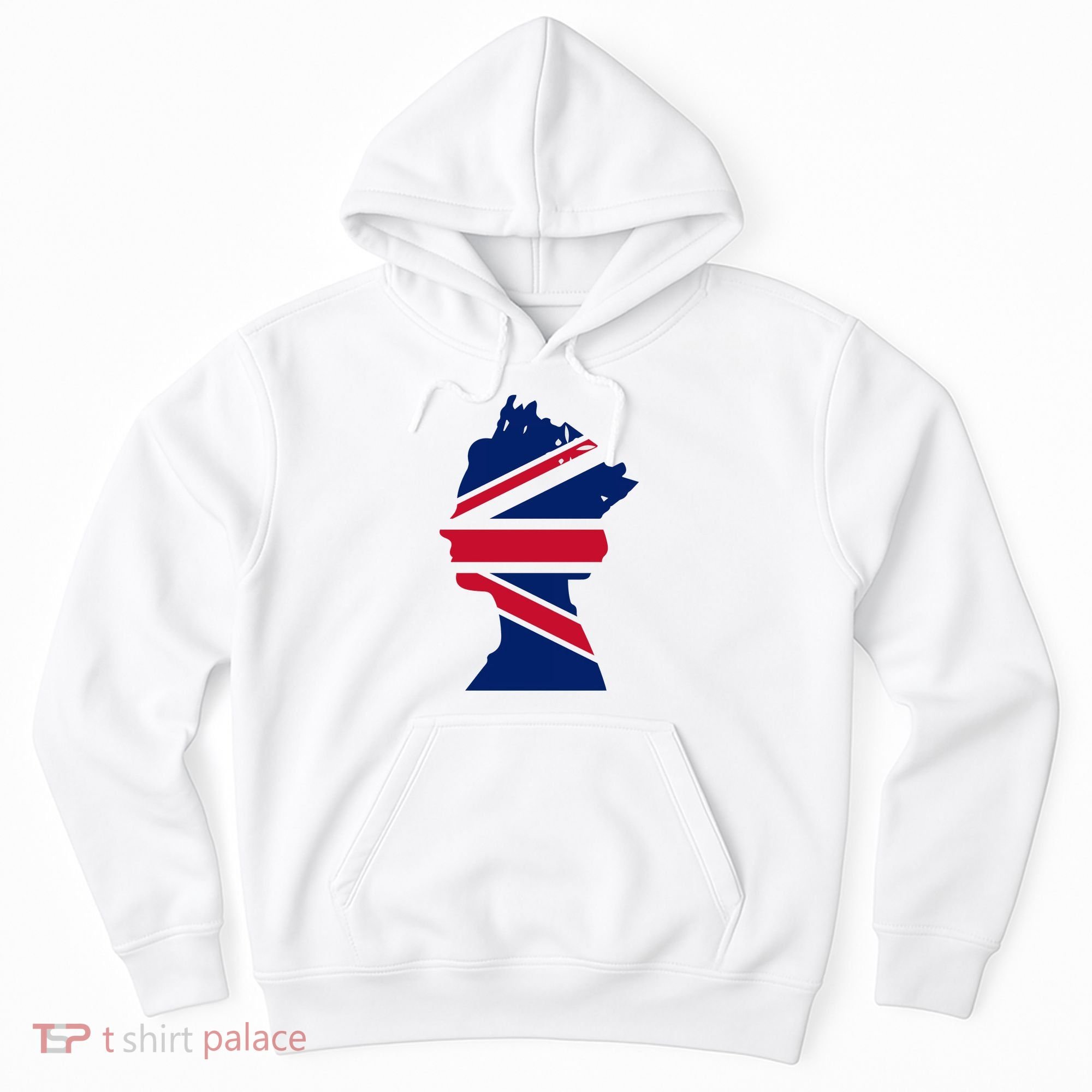 Queen Elizabeth Platinum Jubilee Celebration Queens 70th Anniversary Union Jack Hoodie