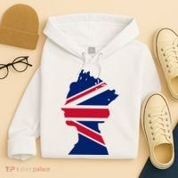 Queen Elizabeth Platinum Jubilee Celebration Queens 70th Anniversary Union Jack Hoodie thumb 4