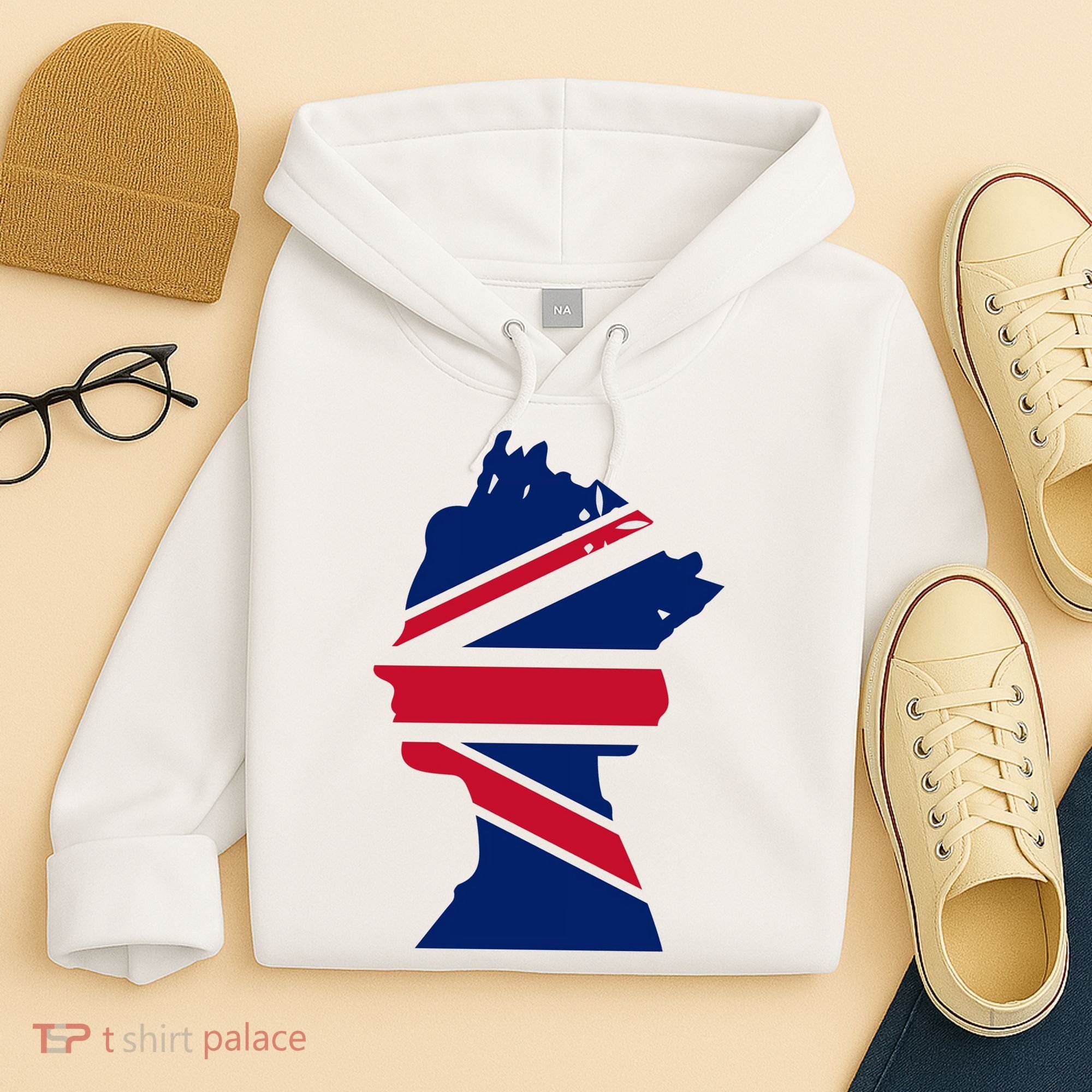 Queen Elizabeth Platinum Jubilee Celebration Queens 70th Anniversary Union Jack Hoodie
