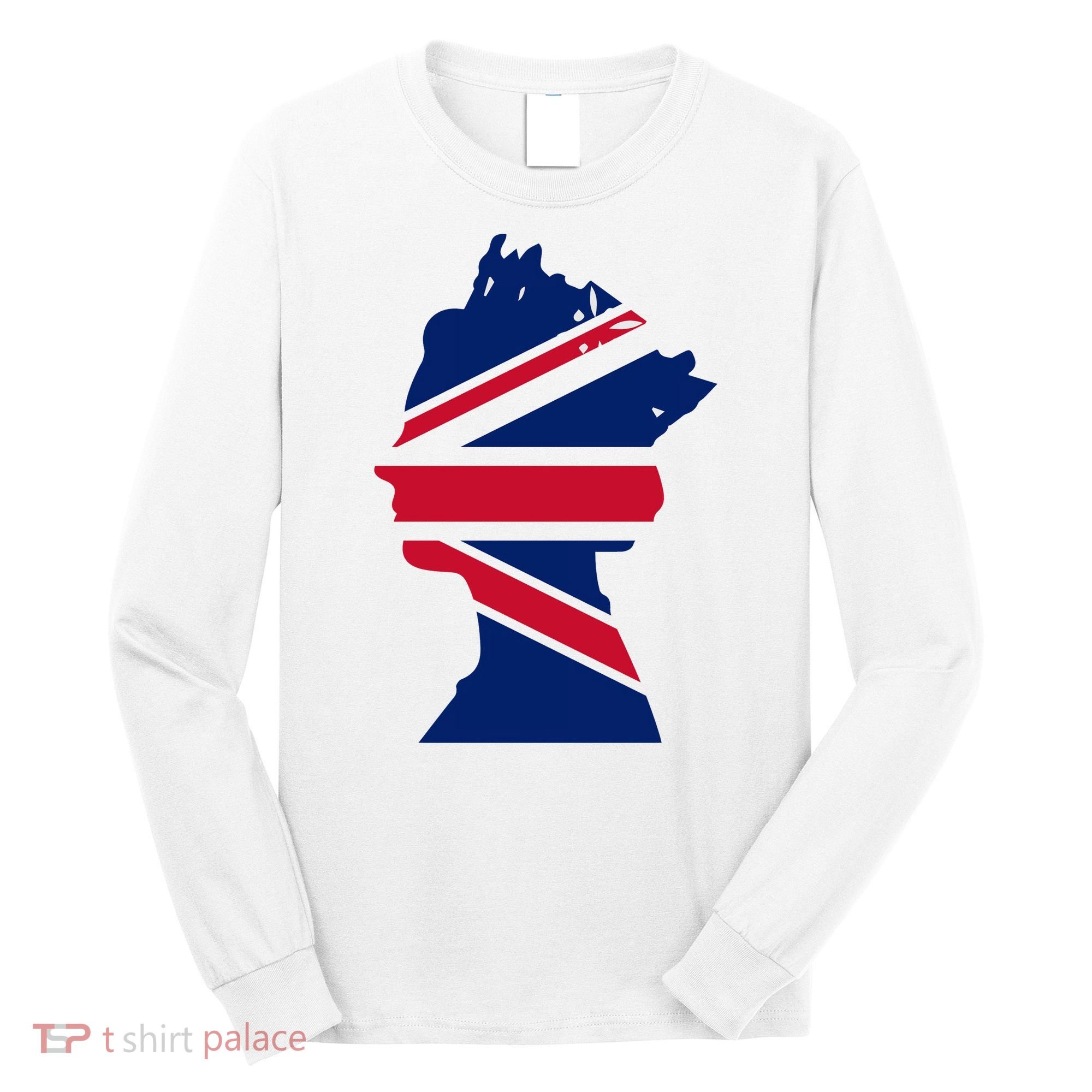 Queen Elizabeth Platinum Jubilee Celebration Queens 70th Anniversary Union Jack Long Sleeve Shirt