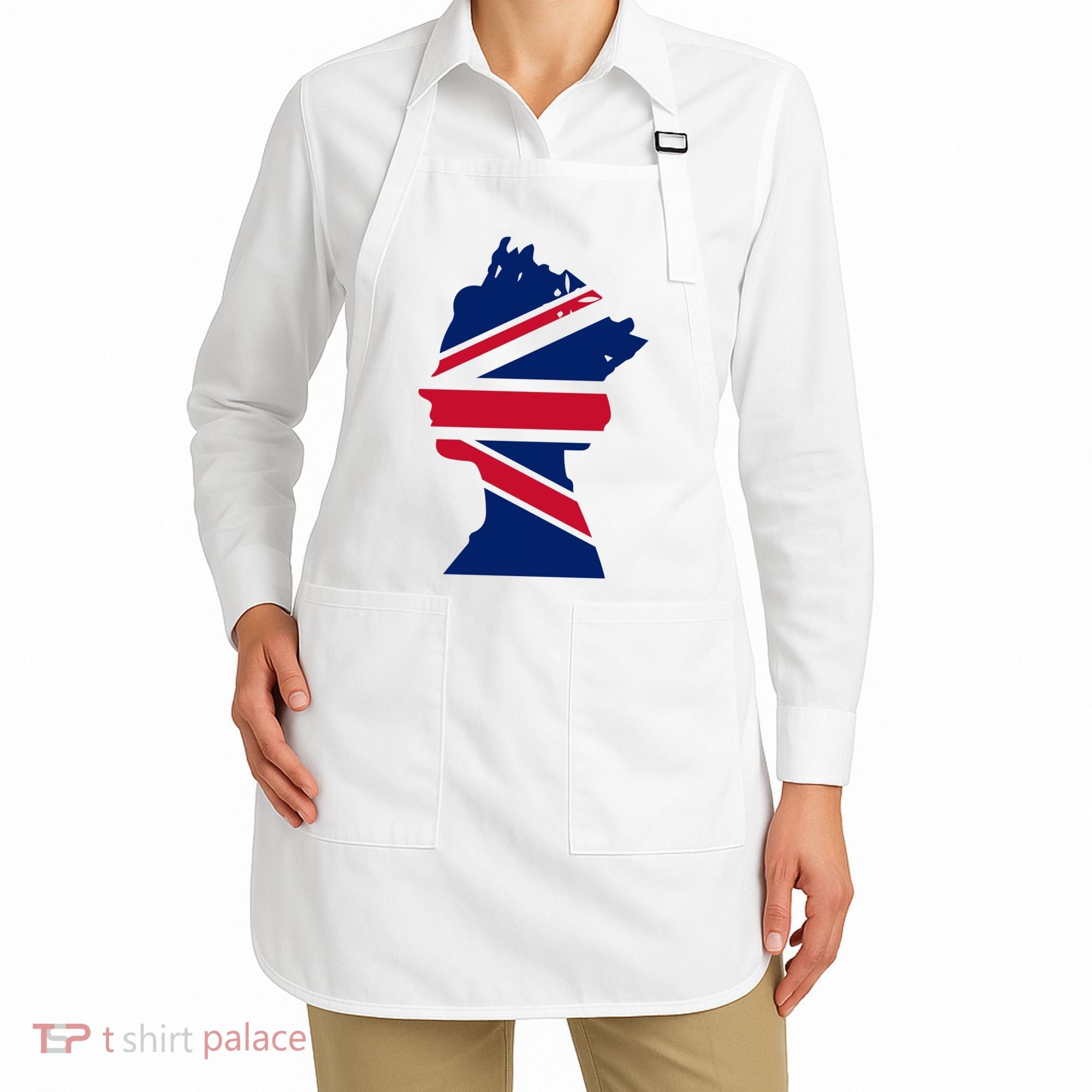 Queen Elizabeth Platinum Jubilee Celebration Queens 70th Anniversary Union Jack Apron