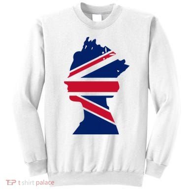 Queen Elizabeth Platinum Jubilee Celebration Queens 70th Anniversary Union Jack Sweatshirt