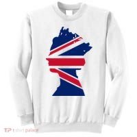 Queen Elizabeth Platinum Jubilee Celebration Queens 70th Anniversary Union Jack Sweatshirt thumb 0