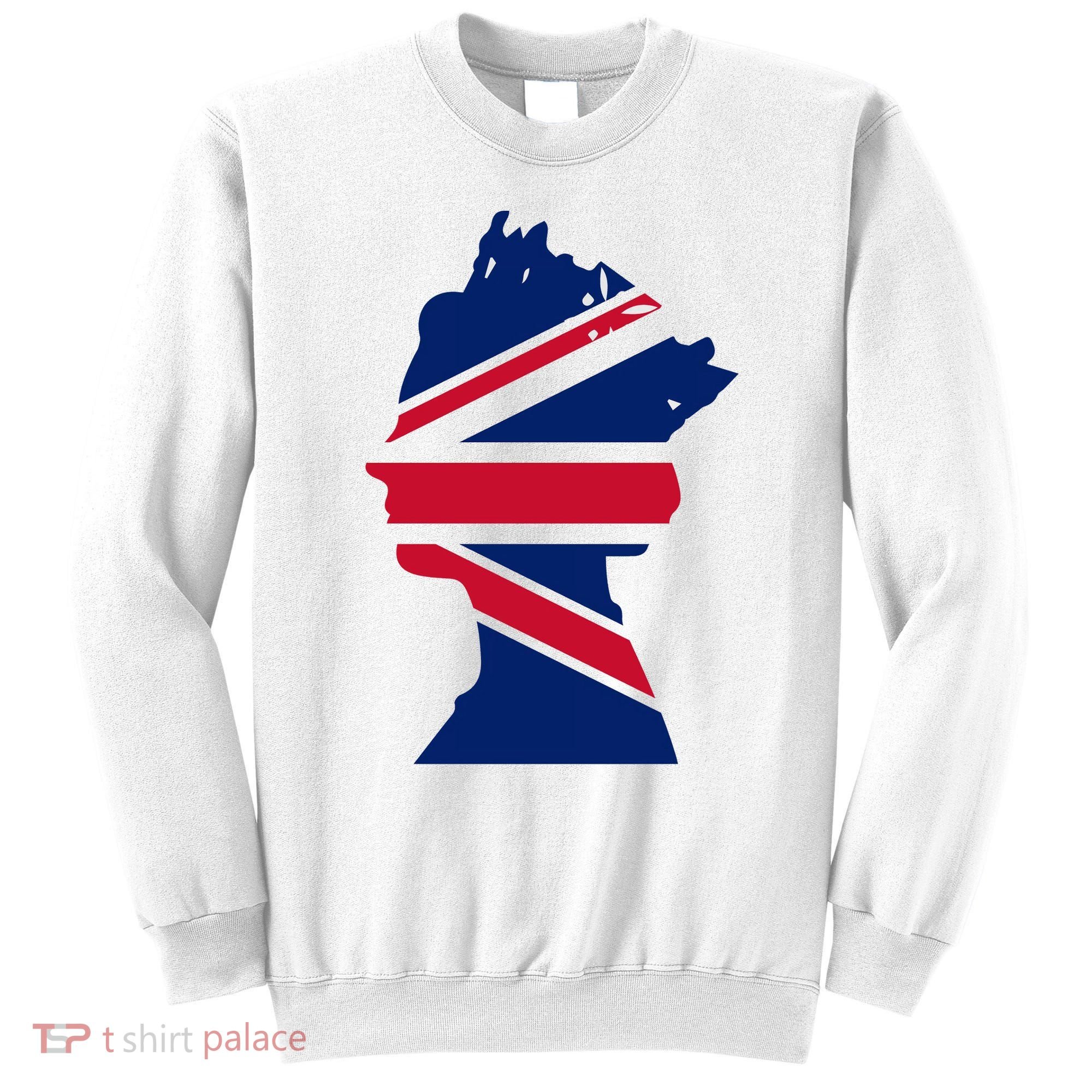 Queen Elizabeth Platinum Jubilee Celebration Queens 70th Anniversary Union Jack Sweatshirt